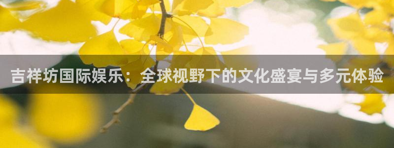 南宫大舞台官网入口：吉祥坊国际娱乐：全球视野下的文化盛宴与多元体验